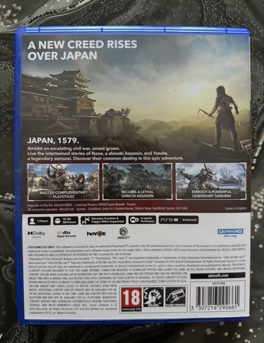 Assassin’s creed: Shadows за PS5