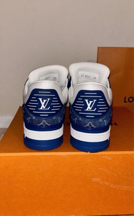 Adidasi Unisex Louis Vuitton Navy Blue - Super Reducere