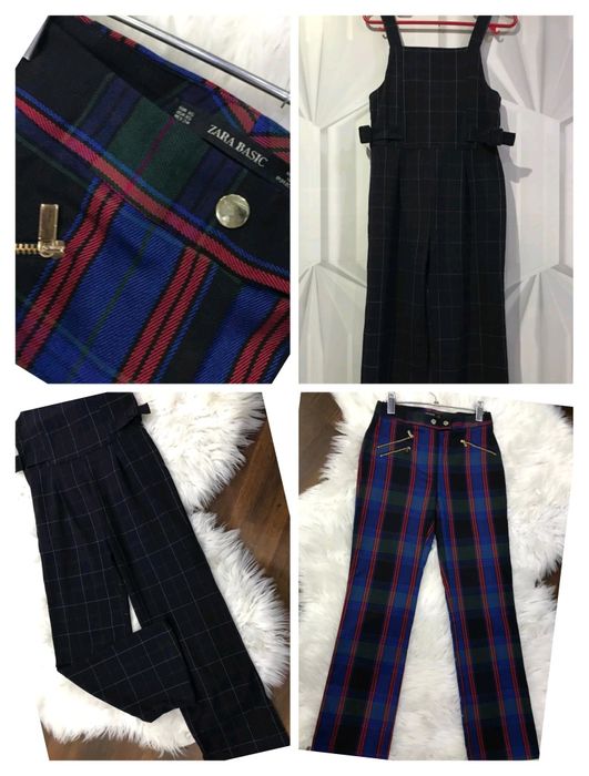 Pantaloni saten cu fundă Pimkie Mango Zara