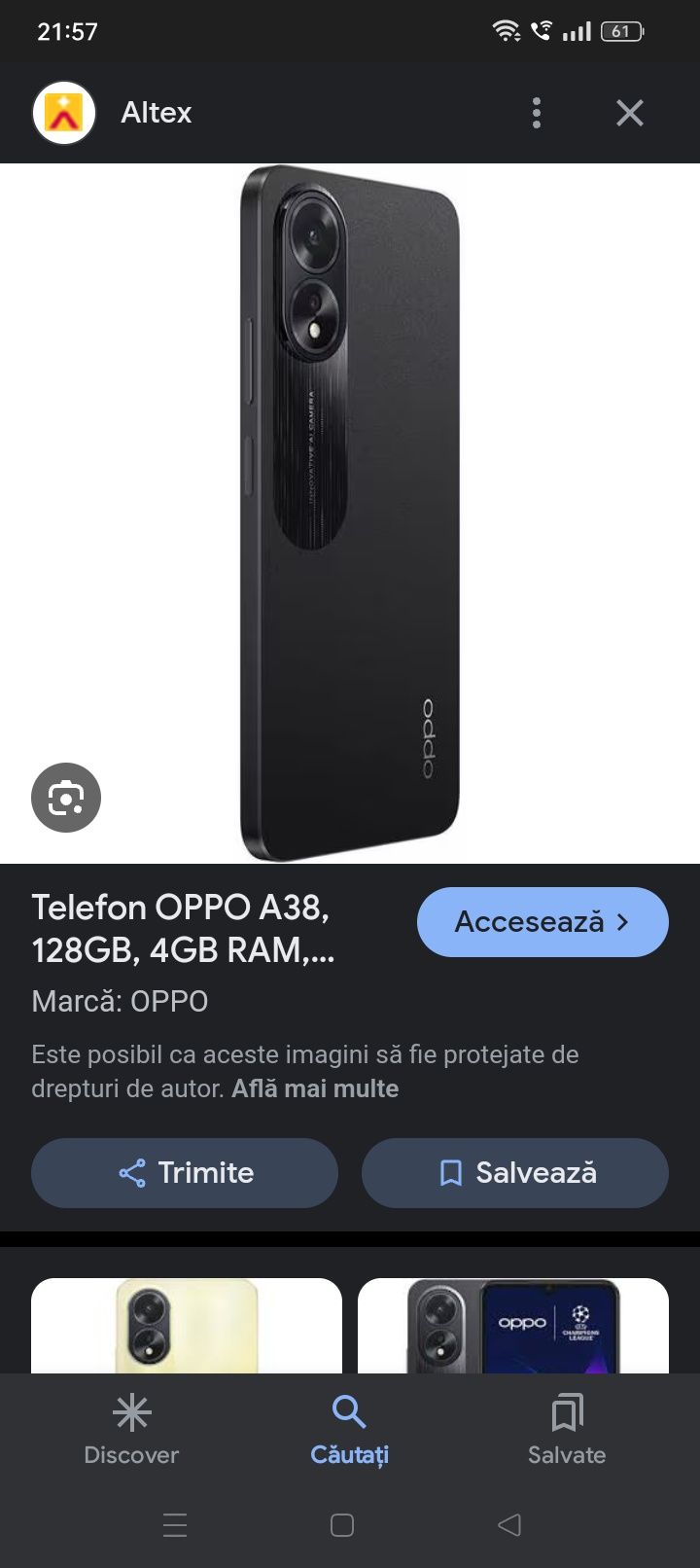 Vând oppo A 38 aproape nou