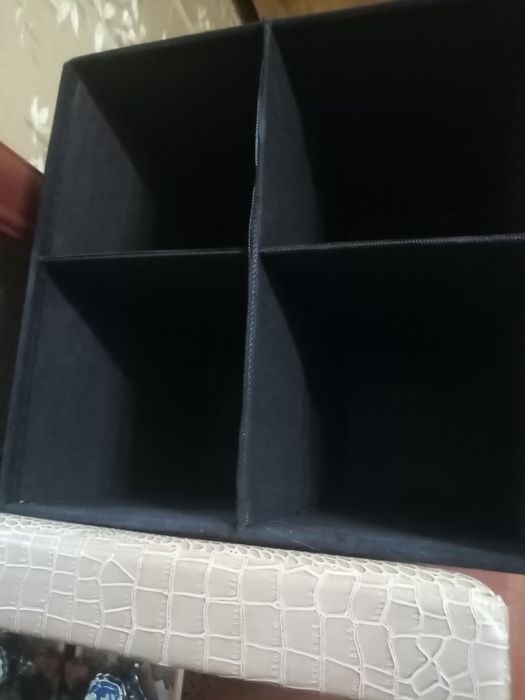 Тумба-пуфик складной с мягкой крышкой