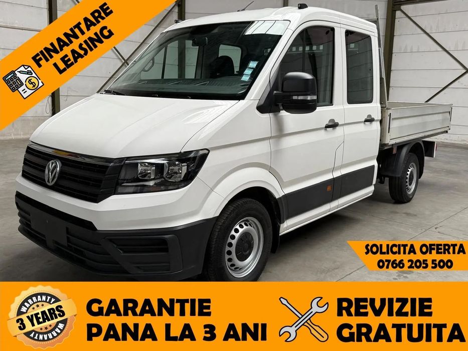 Volkswagen New Crafter Doka 7Locuri+Bena An 2019/ 182300Km/Leasing/Garantie extinsa pana la 3ani fara limita Km