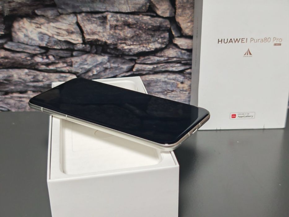 КАТО НОВ Huawei Pura 80 Pro 512GB White 24м. ГАРАНЦИЯ