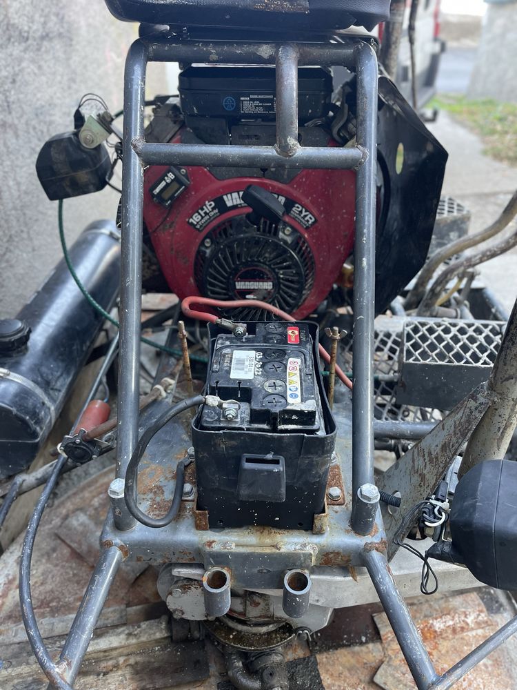 Двойна пердашка за бетон|Хеликоптер WHITEMAN | Briggs&Stratton 16HP