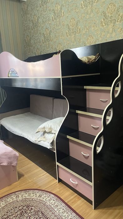 детская спальня + кухонный мебель сатылады