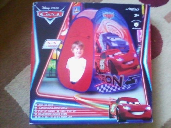 Super cort copii deschidere instant, licenta Disney Cars, nou, sigilat