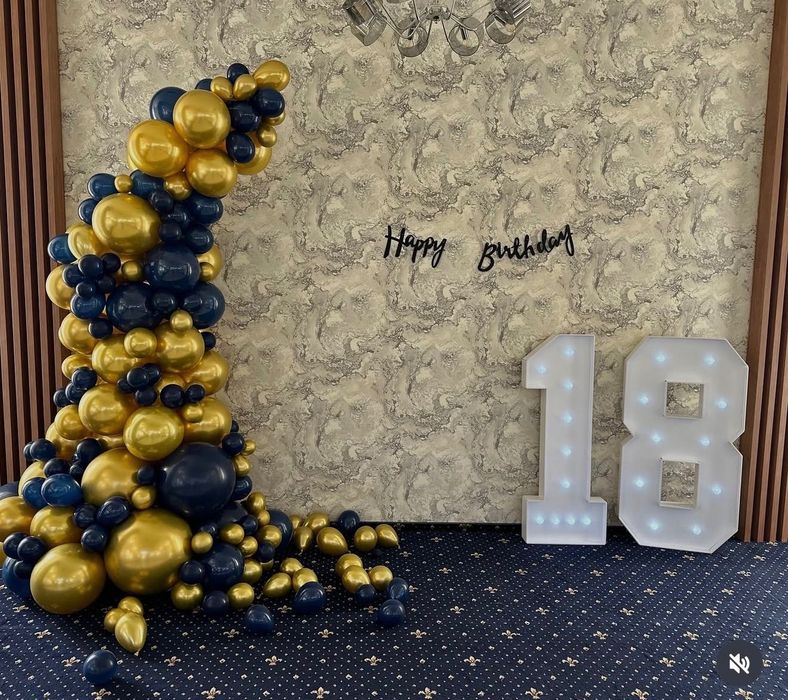 Realizez arcade de baloane