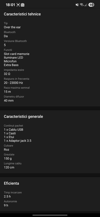 Casti Audio pentru Copii, PowerLocus Buddy cu volum limitat, Micro SD