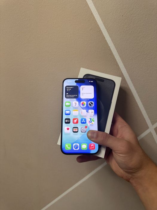 IPhone 15 Pro 256GB factura garantie 2026 Black full box Neverlocked