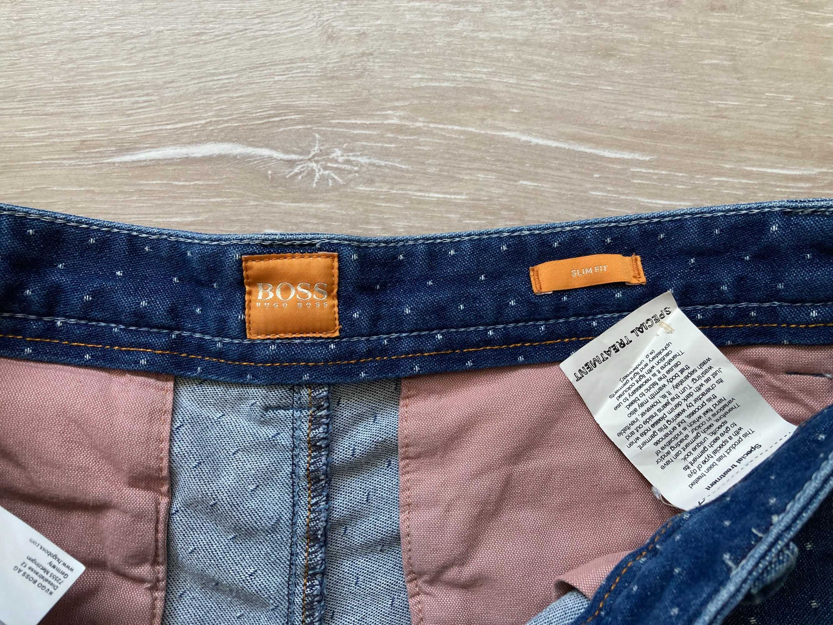 Hugo Boss Orange Slim Fit дънкови къси панталони къс панталон 32
