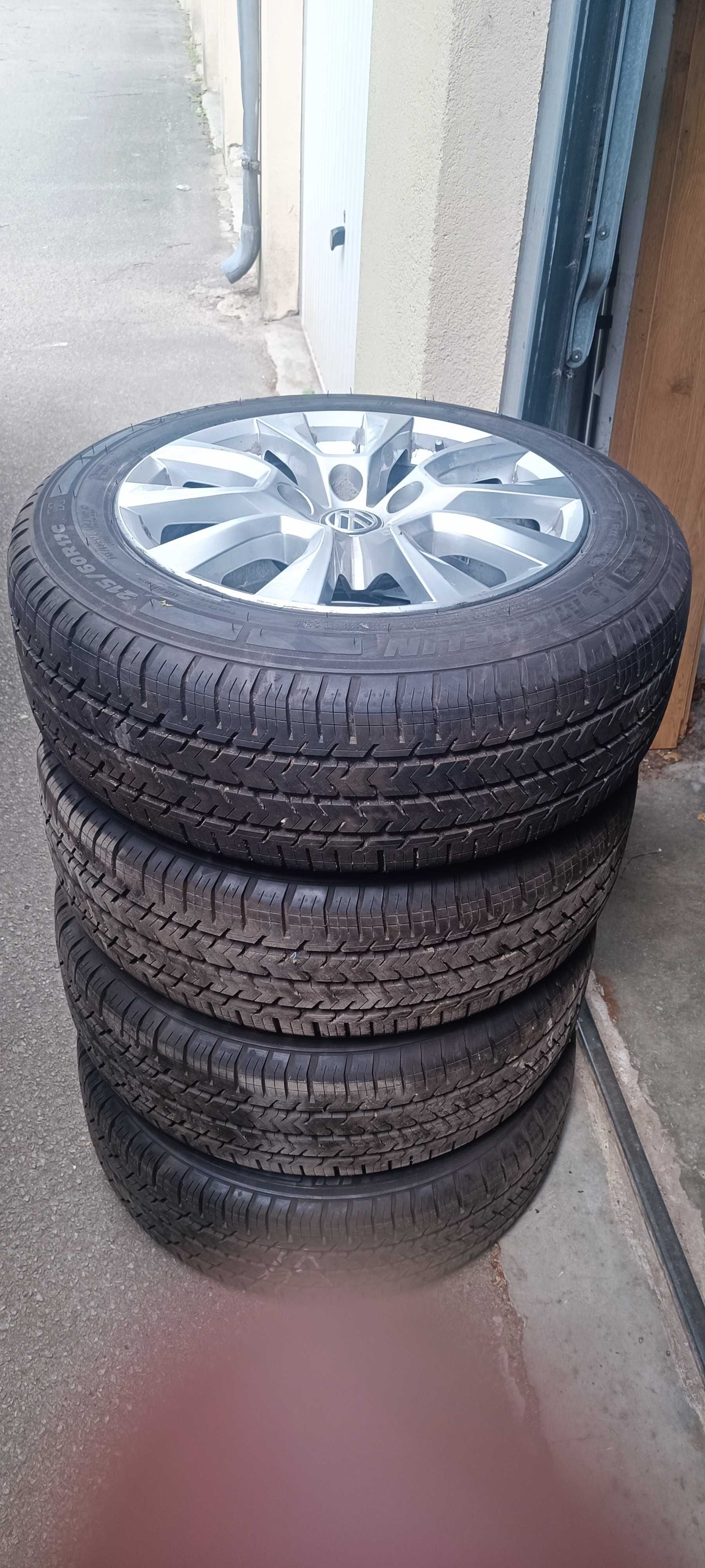 Ляти джанти с гуми 215/60 R17C Мишелин