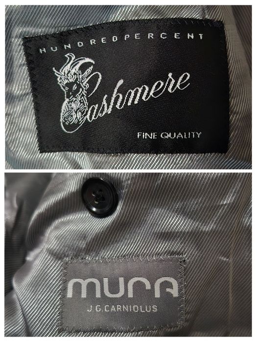 Palton de lux Mura, 100% Cașmir, J.G. Carniolus - Bărbați 54 (XL/XXL)