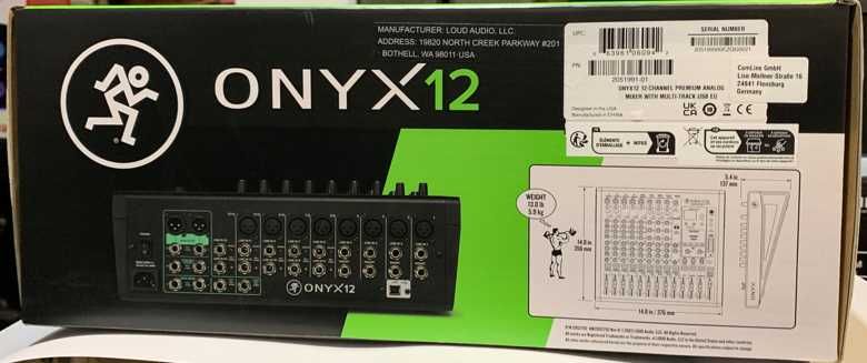 Mackie ONYX12 Смесителен пулт