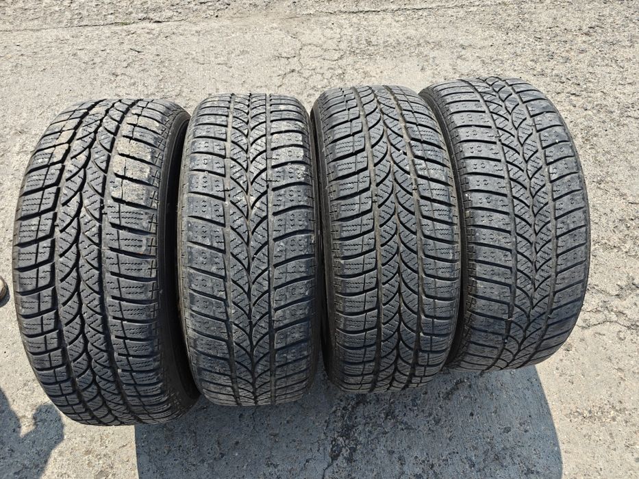 Jantele aliaj 16 toli ,5x110,7j,cu anvelope de iarna 205/55/16 dot 17
