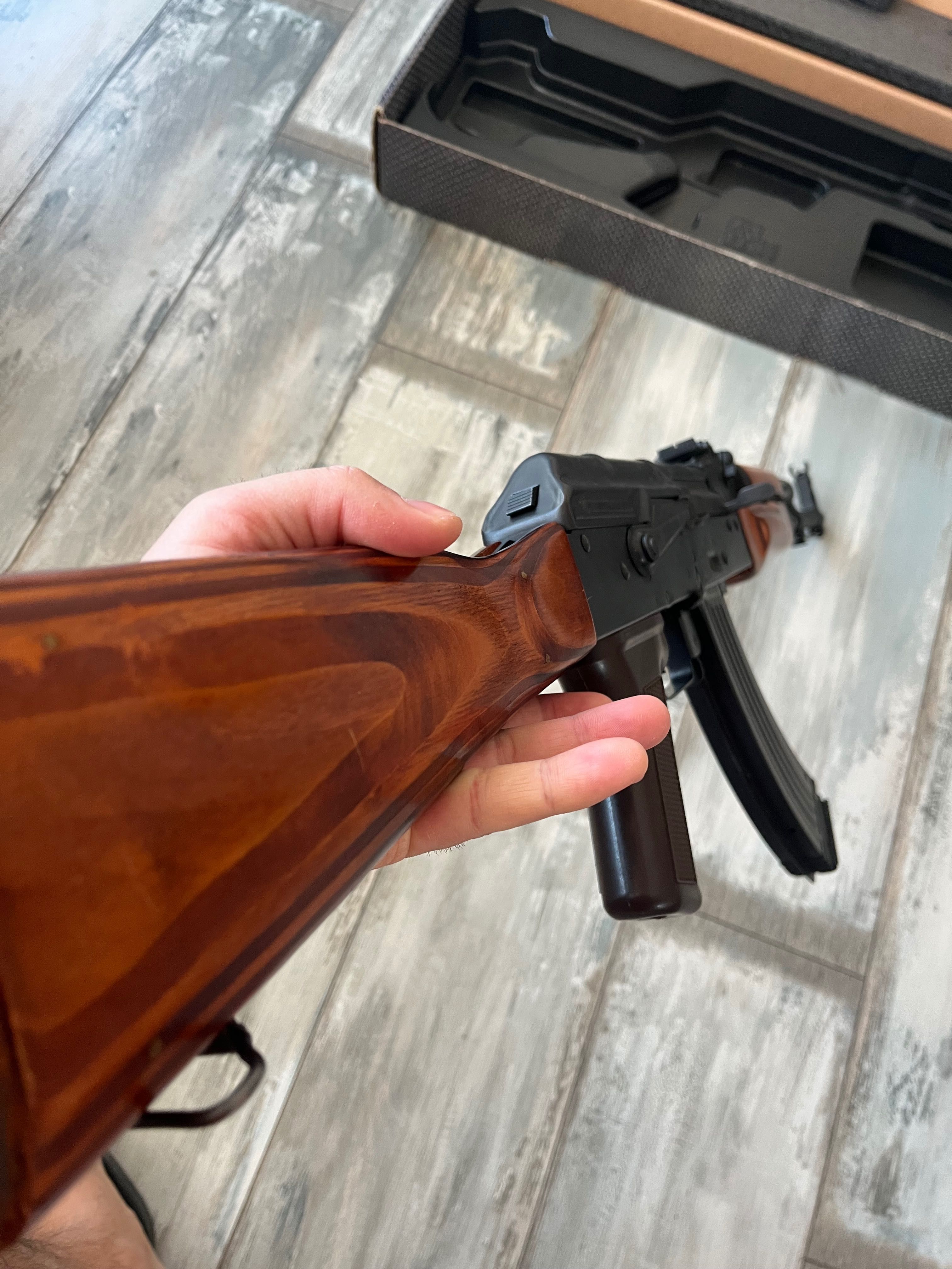 АК 47 Еърсофт Автомат LCT AKM, AEG, Metal+Wood