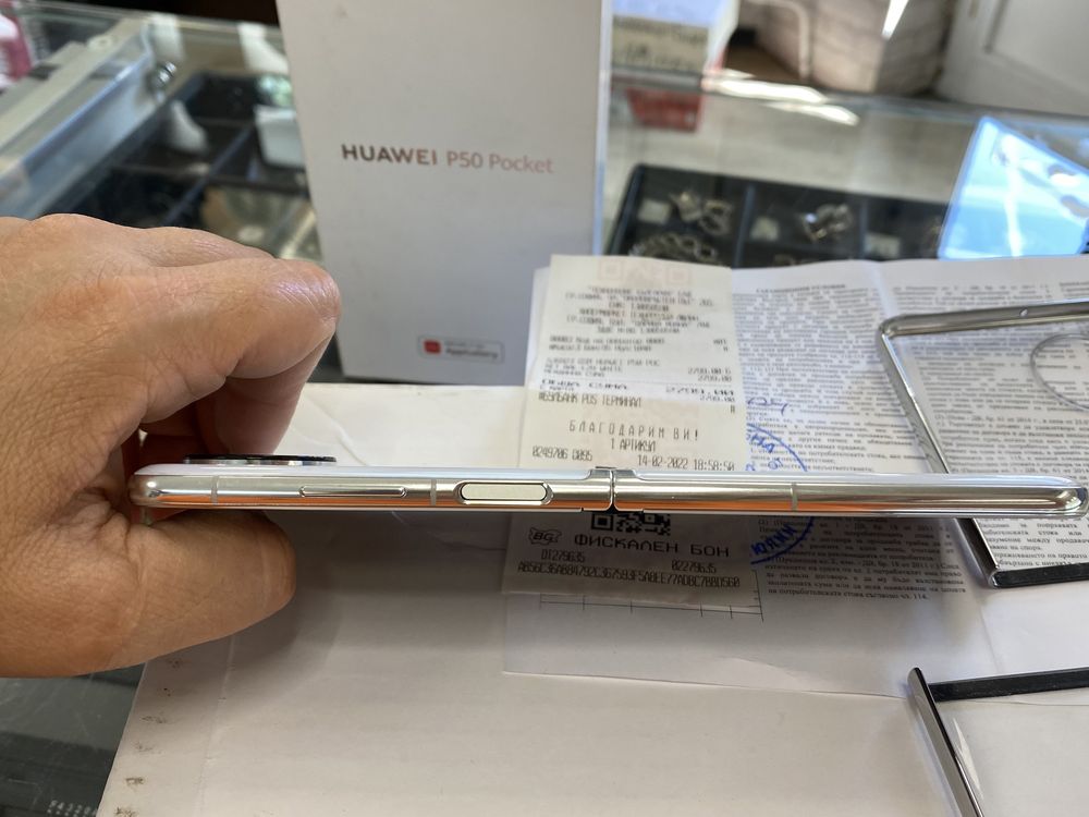 Huawei P50 Pocket 256GB White + Гаранция   Б-76645