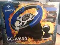 Продам игровой руль Sven GC-W600