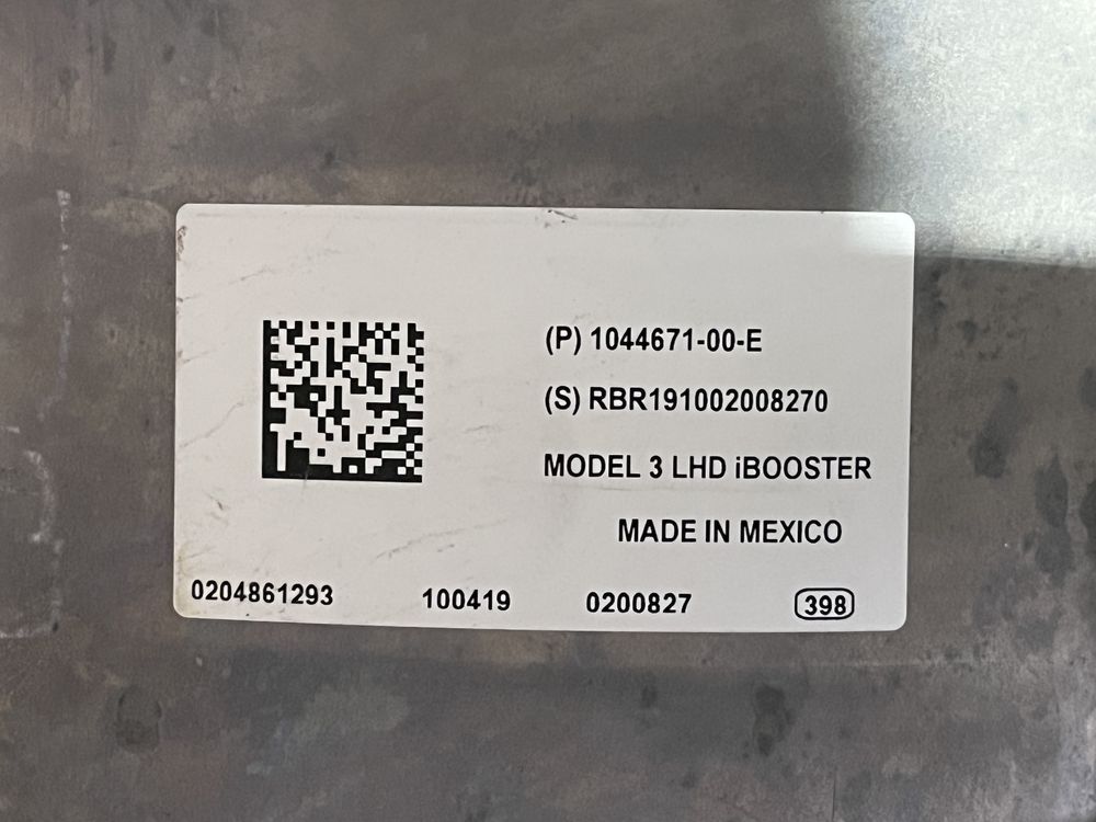 Coloana / Tulumba frana / Pompa ABS Tesla Model 3