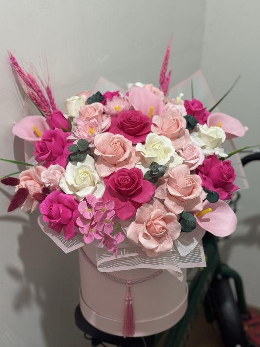 Мыльные букеты цветы