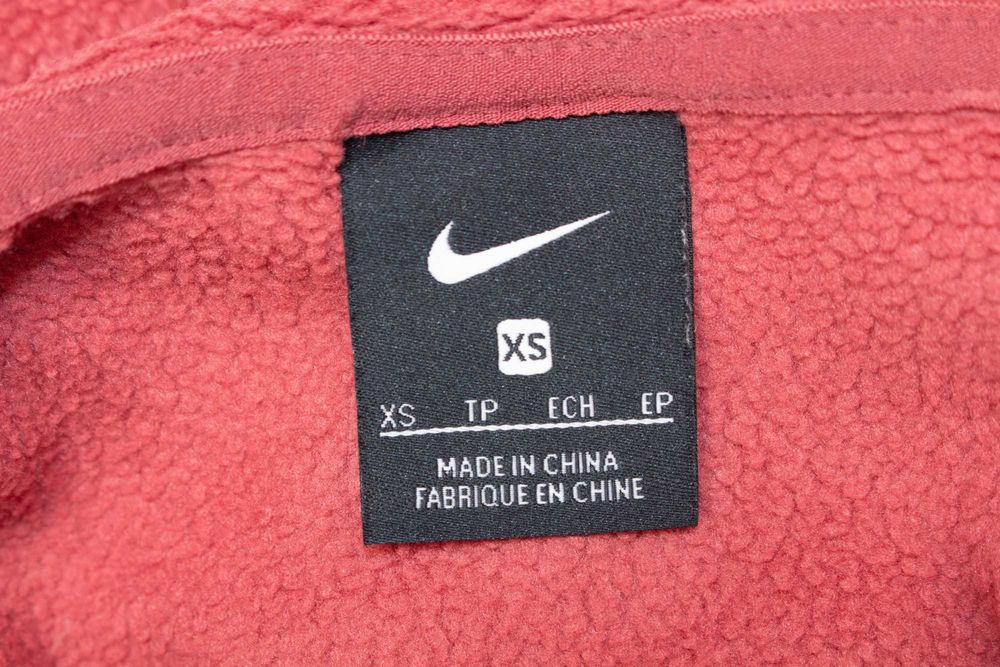 Nike Оригинален дамски суичър Icon Clash худи поларено розово XS