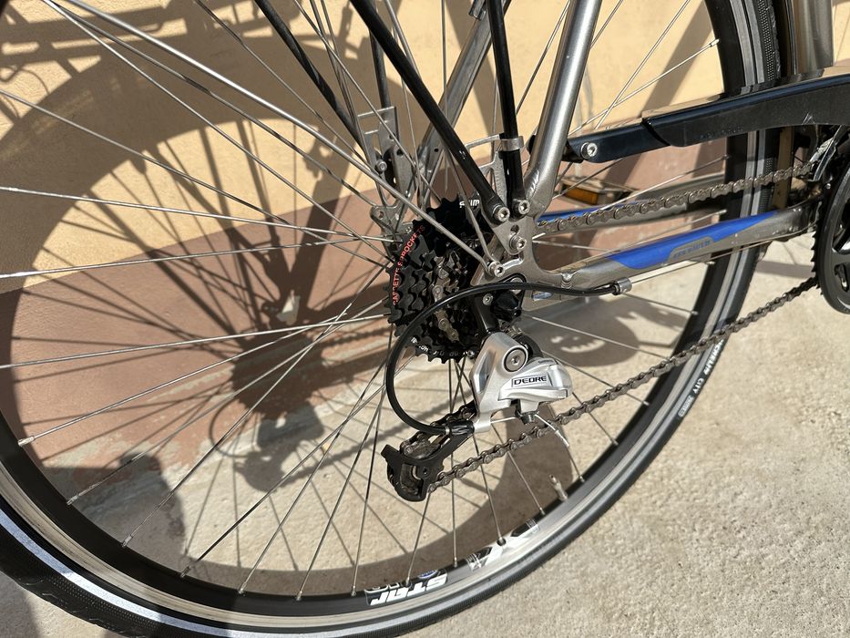 Bicicleta oras Winora 28 Inch Aluminiu 24 viteze Shimano dinam butuc