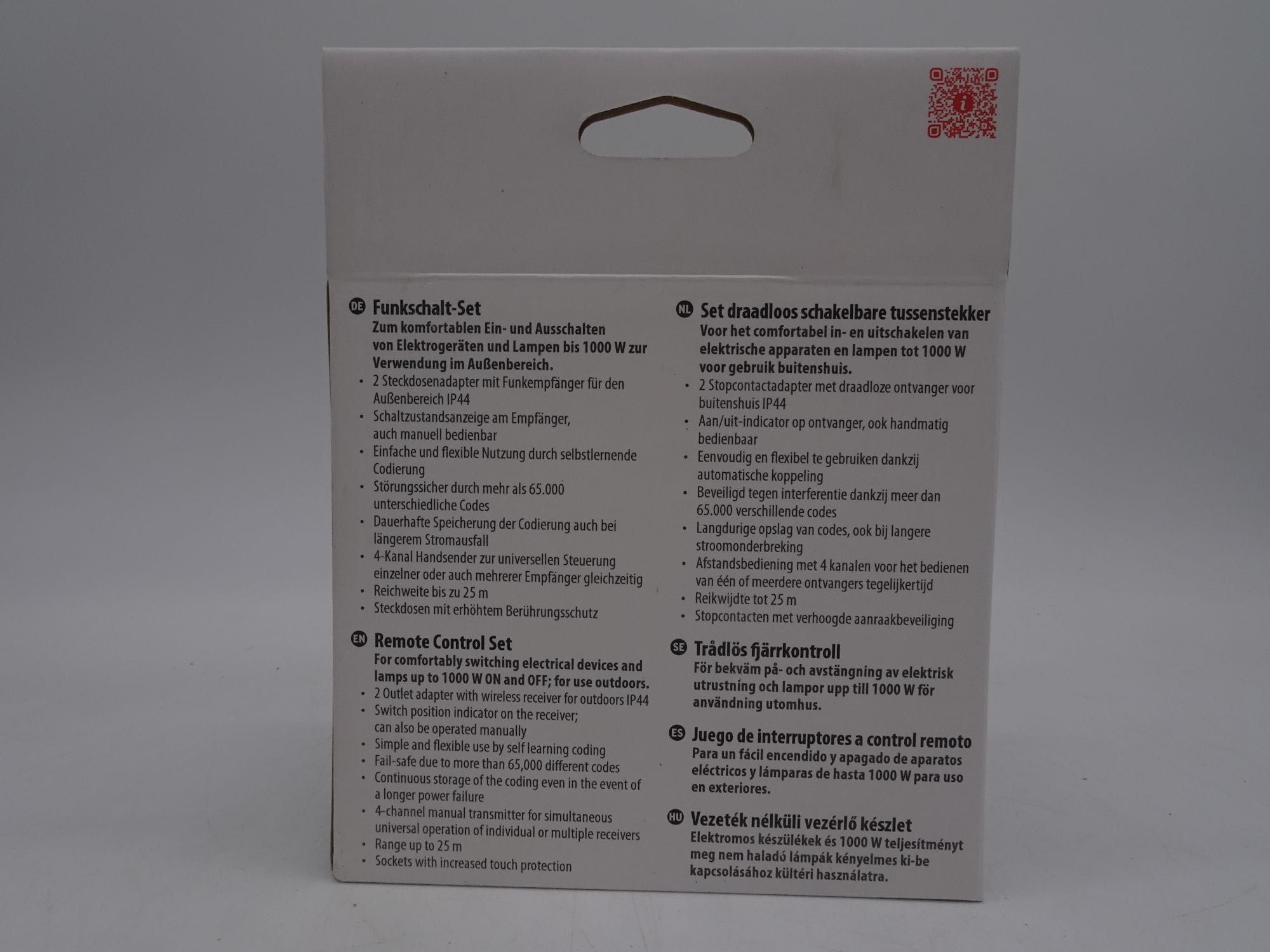Set 2 prize Brennenstuhl Comfort-Line, cu telecomanda, 1000W, IP44,