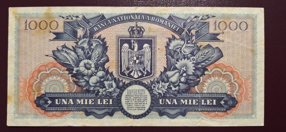 1000 lei 1947 rara