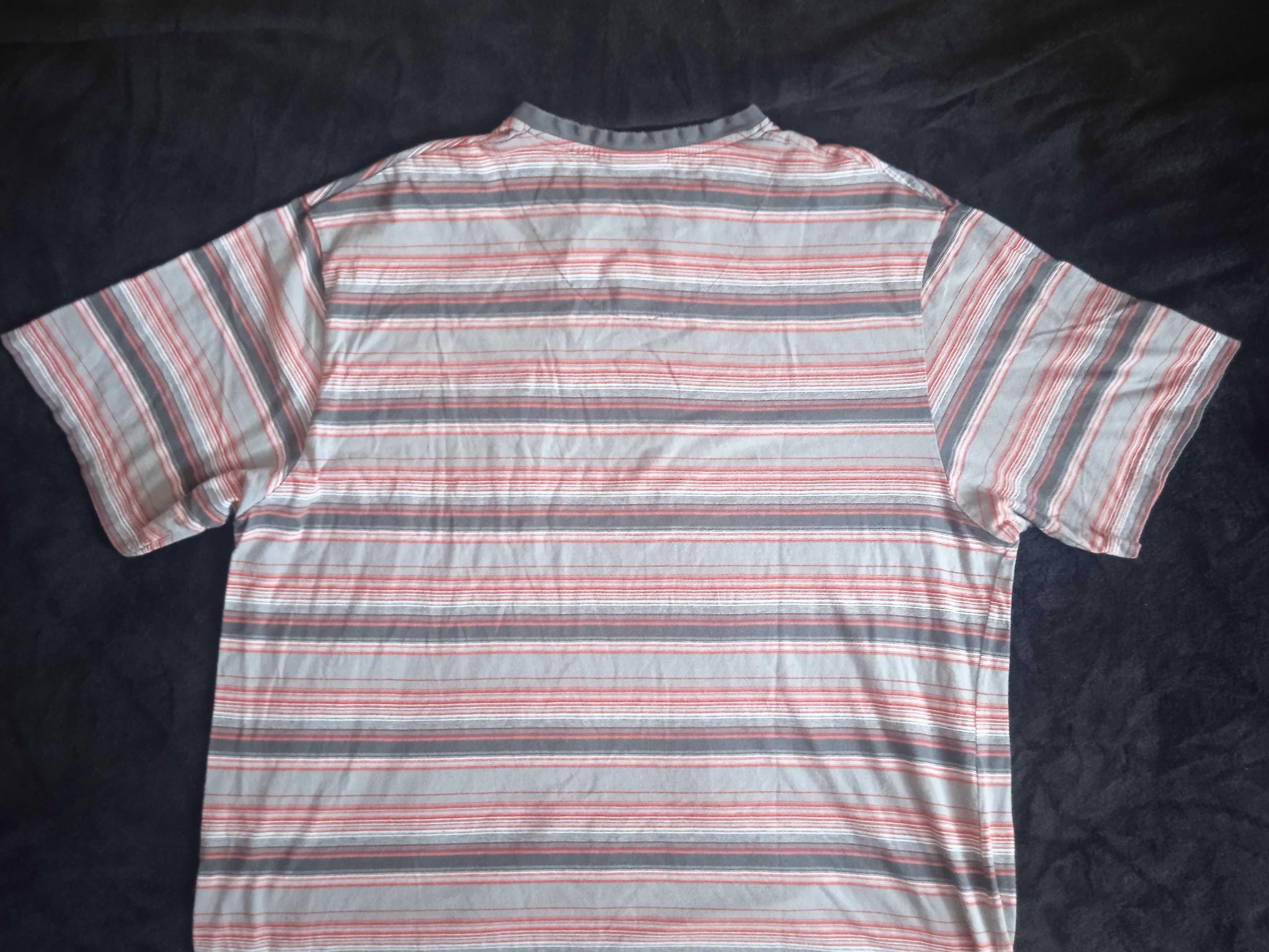 Мъжка памучна тениска с къс ръкав, голям размер XXL