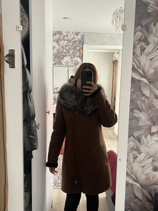 Дубленка новая теплая