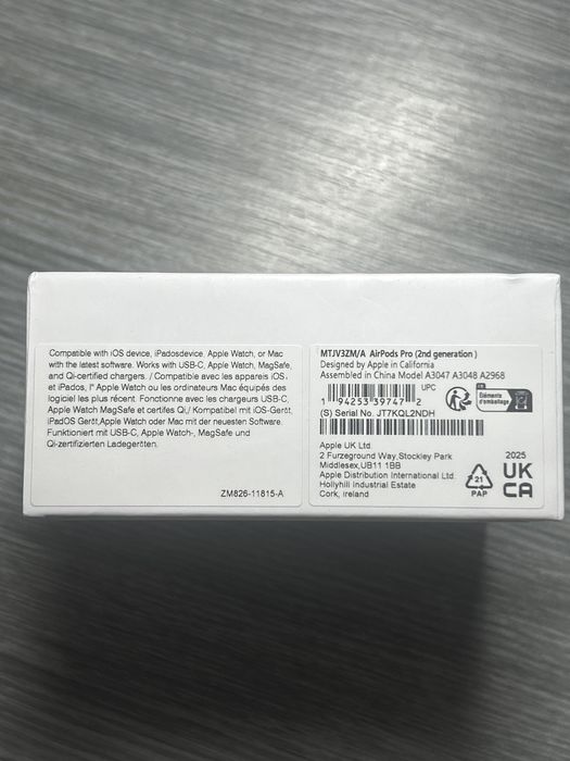 AirPods Pro 2 (USB-C, 2025) – Sigilate, Originale