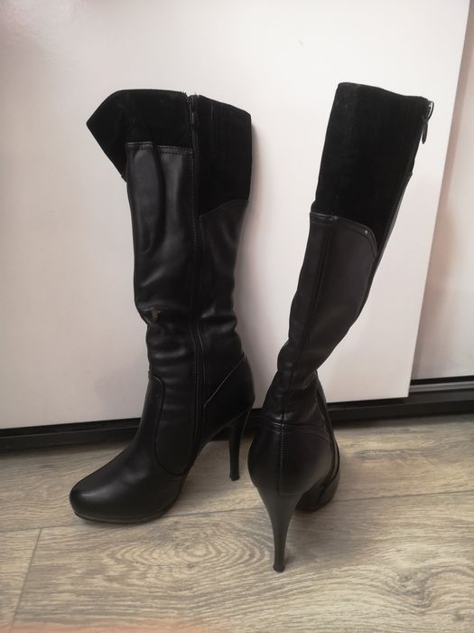 дамски ботуши на ток