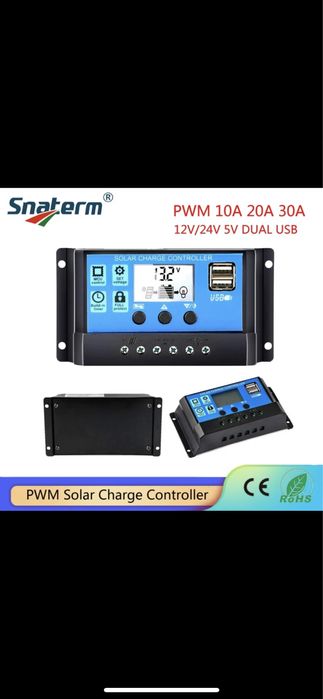Controller solar si incarcatoare li on ultima poza