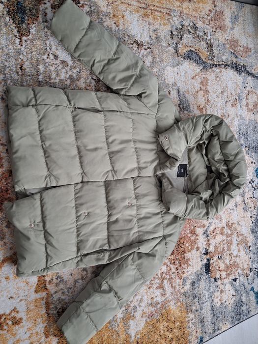 Vand Geaca Iarna Mango culoare Menta marime M Dama