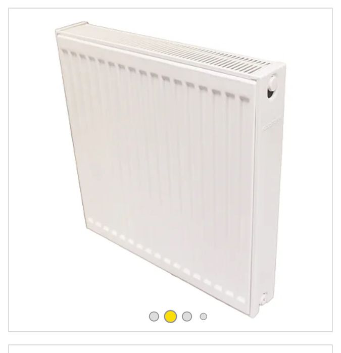 Calorifer otel , 839 W, alb, 600 x 500 mm (L x h)