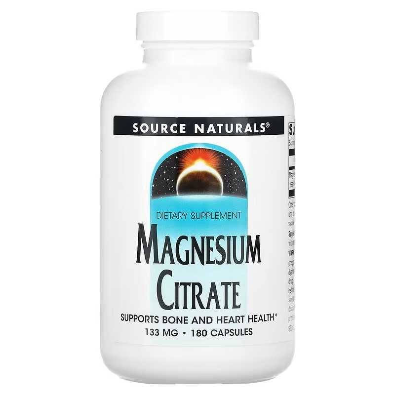 Source Naturals цитрат магния Magnesium Citrate magniy магний цитрат