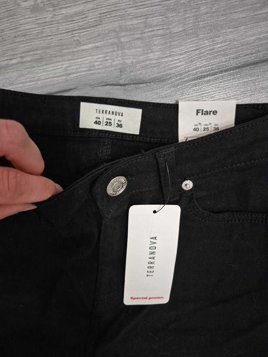 Blugi dama negri noi evazați xs s