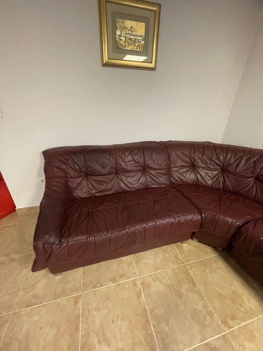 Coltar piele naturala