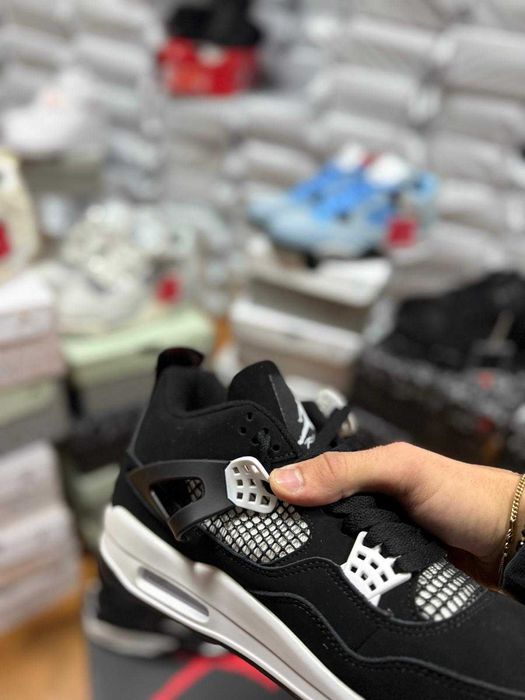 #TrueToSHoe# Nike Air Jordan 4 White Thunder - Livrare Cu Verificare -