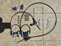 Set frane hidraulice Magura HS11-EVO2, inclusiv 2 perechi saboti noi