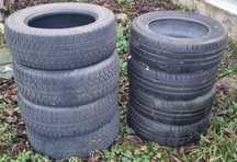 Vand Set Cauciucuri iarna 235/60/17 si vara 215/60/16