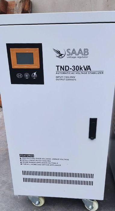 SAAB TND 30KVA стабилизатор напряжения 220 вольт латерний stabilizator