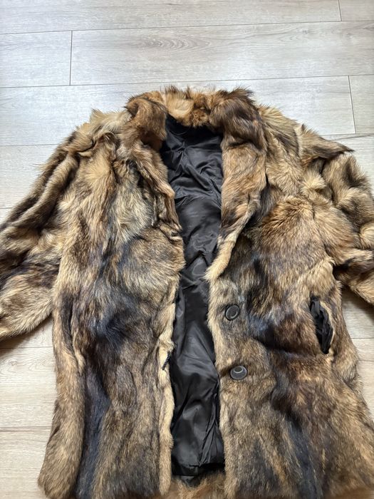haina de blana de vulpe marimea XL