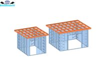 Бунгало,Контейнер,Къща,Преместваеми къщи,Модулни-18м²