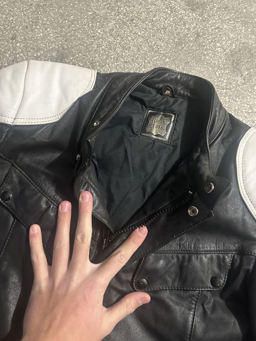 Jacheta moto din piele L