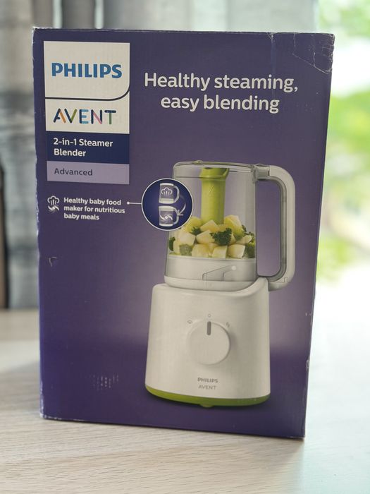 Philips Avent - Уред за готвене на пара и бледер 2 в 1