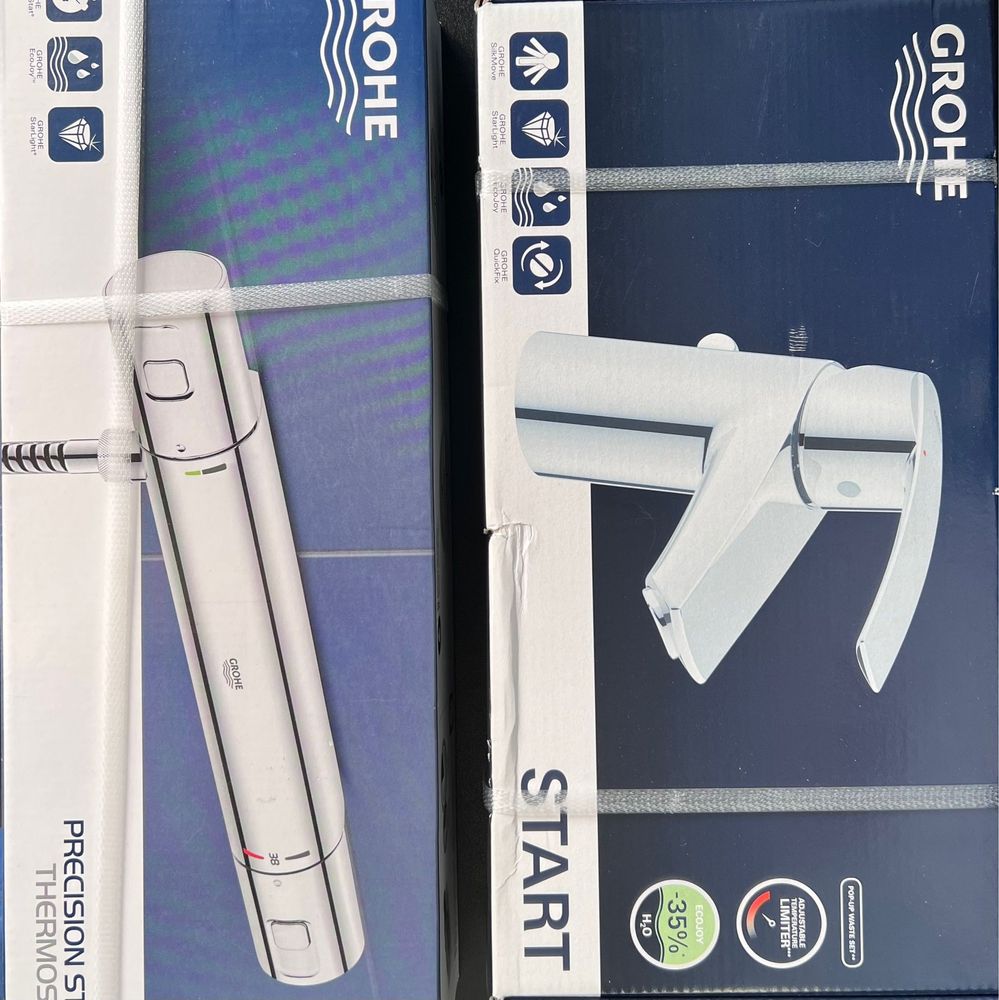 Baterie lavoar baie Grohe si Hansgrohe sigilate 220 ron/buc