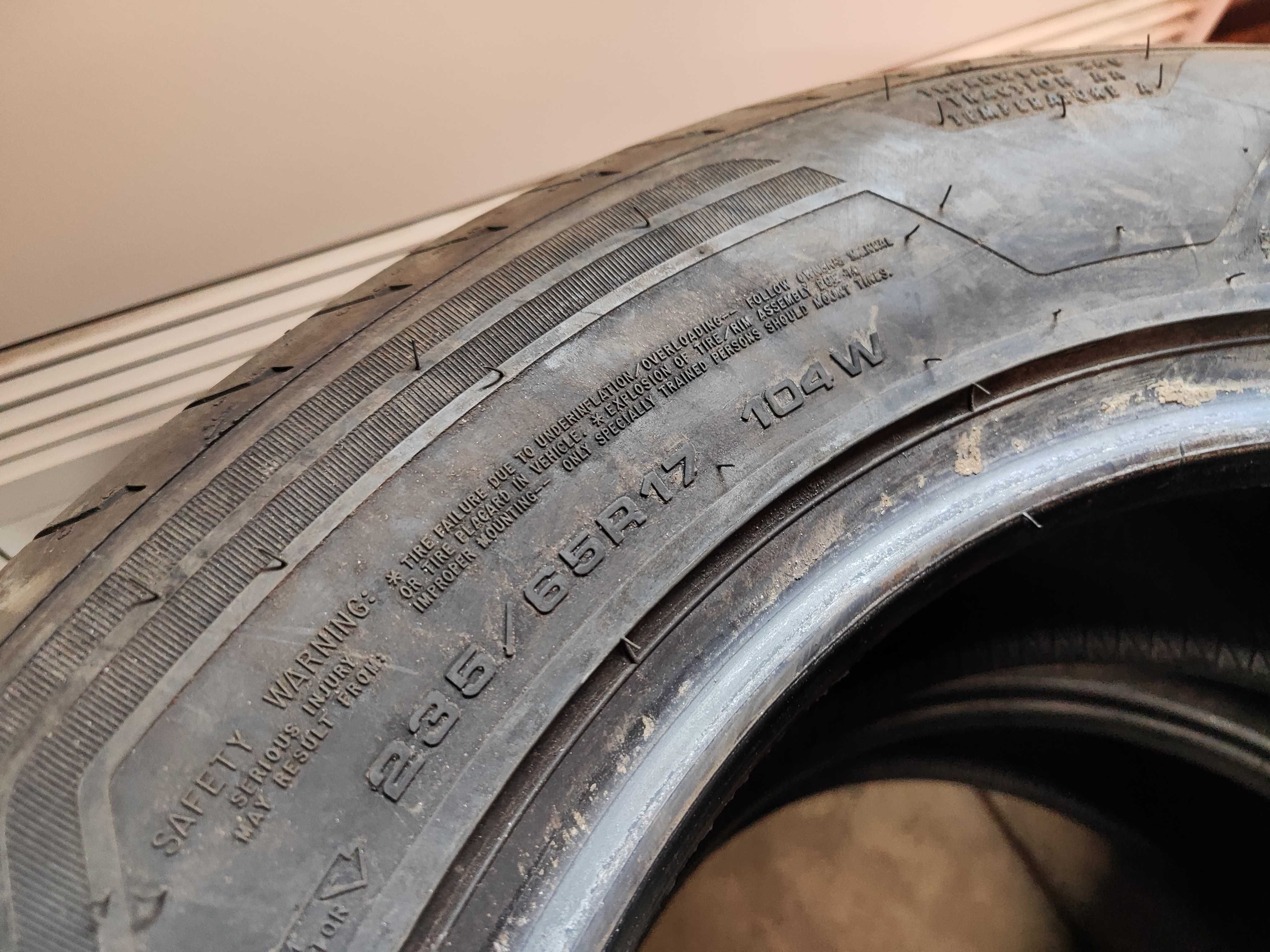 4бр. летни гуми 235/65/17 Goodyear
