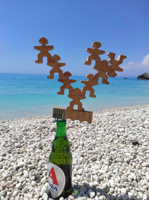 Монтесори баланс игра Акробати, дървена играчка