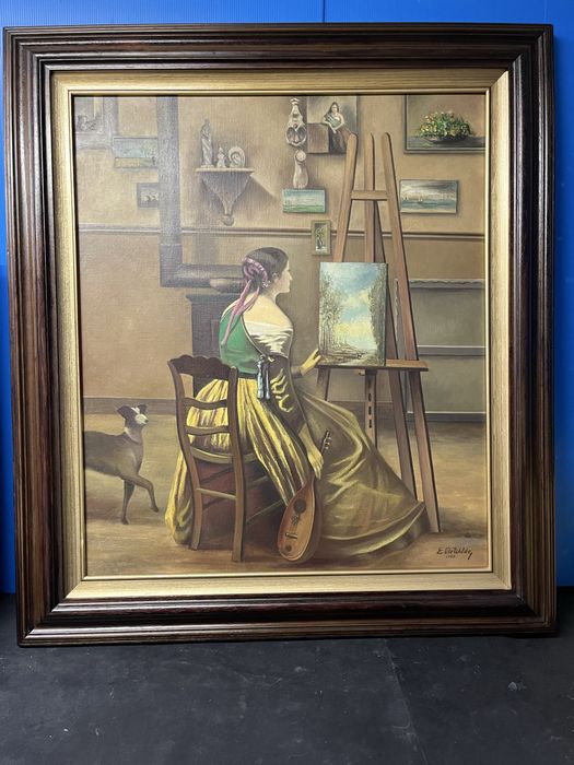 Красива картина на платно с маслени бои