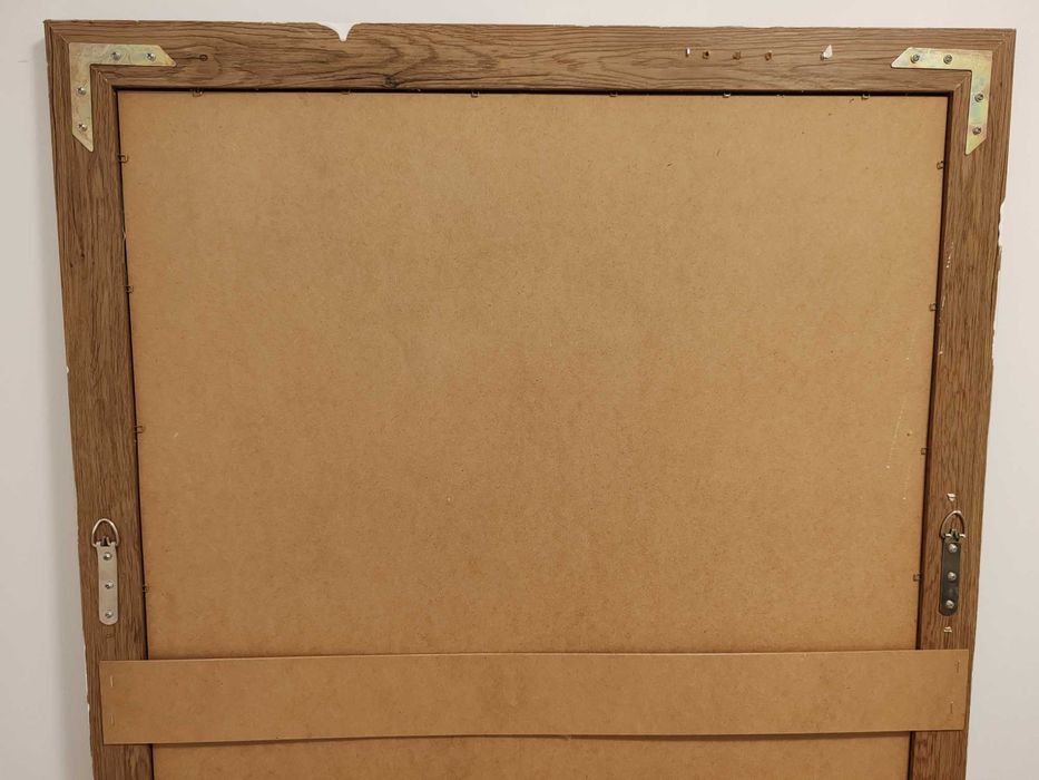 Oglinda hol cu rama stejar 180x70 cm, stare buna